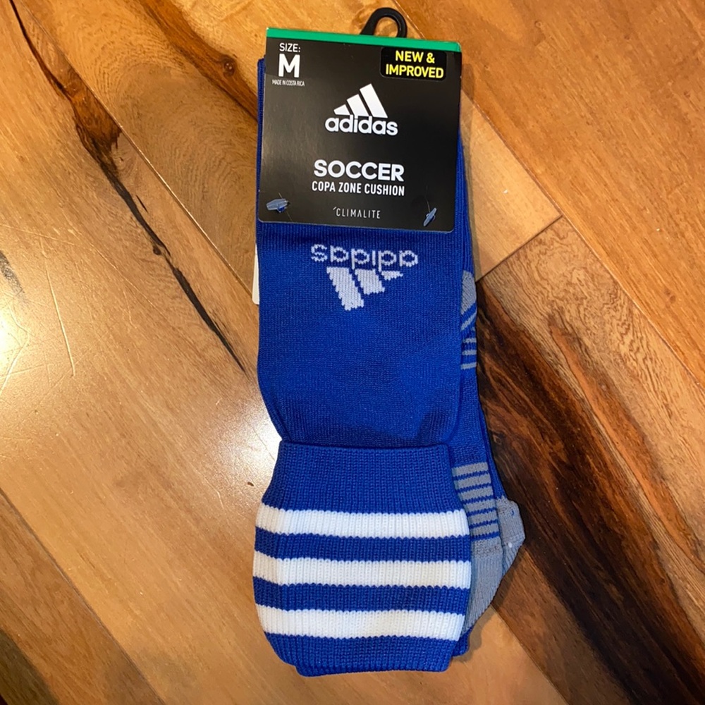 NWT - ADIDAS CLIMALITE SOCCER COPA ZONE CUSHION - SIZE MEDIUM